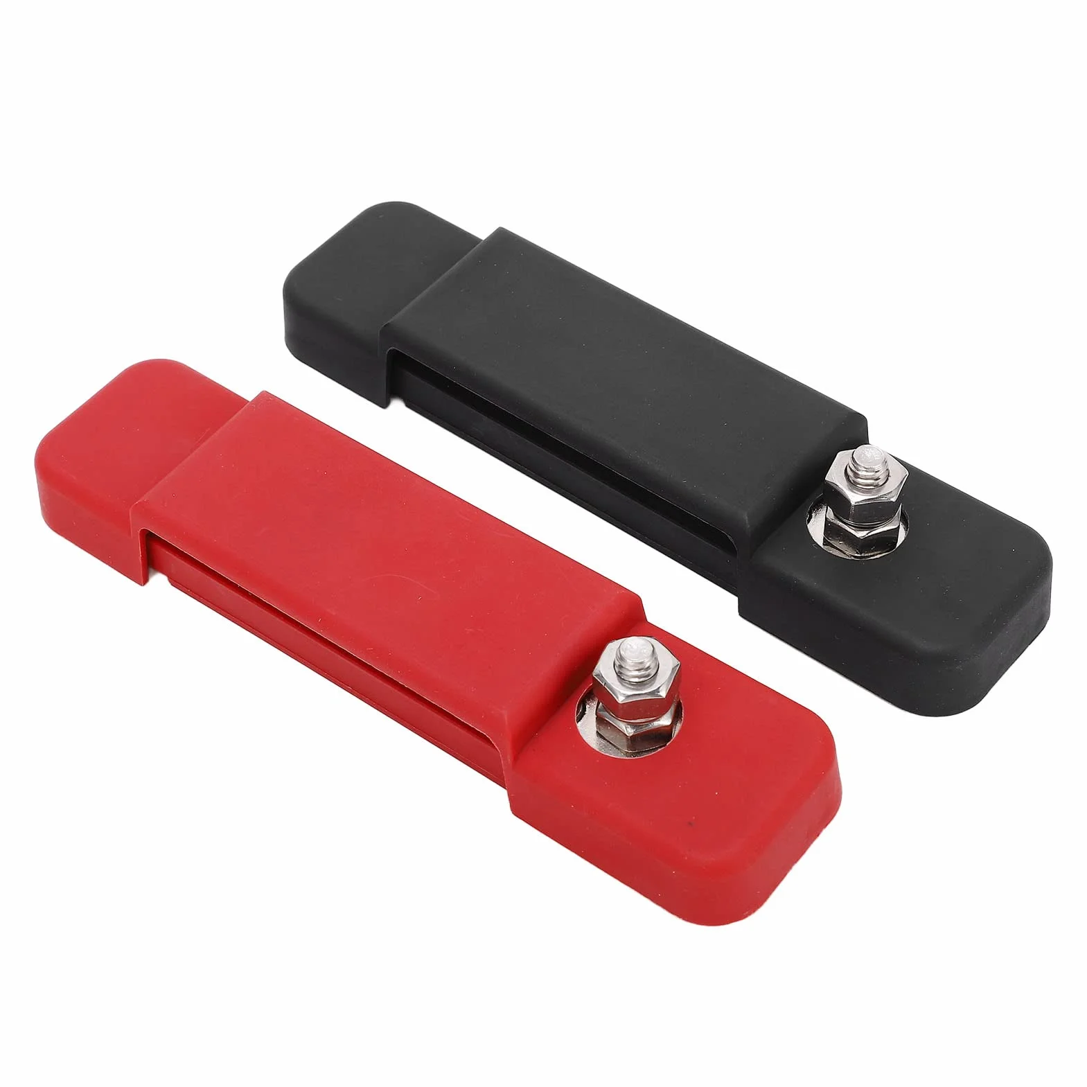 Blok Dystrybucji Zasilania 12 Way 12V 180A Szyna Zbiorcza z pokrywą 32 szt. Terminal Blok Dystrybucji Zasilania Szyna Zbiorcza do łodzi Pojazd Samochodowy Marine