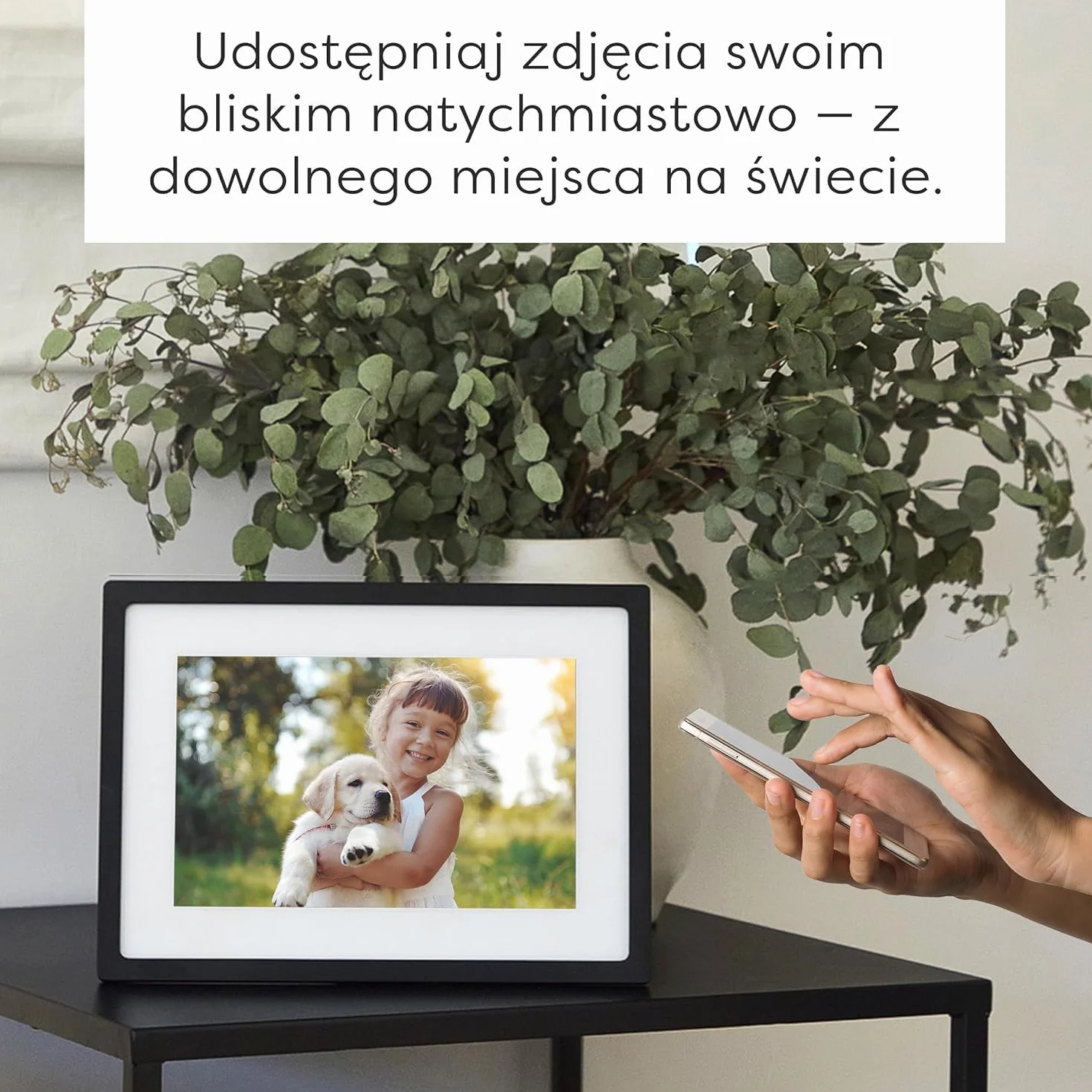 Skylight 10-calowa cyfrowa ramka na zdjęcia, poczta elektroniczna z dowolnego miejsca, ekran dotykowy