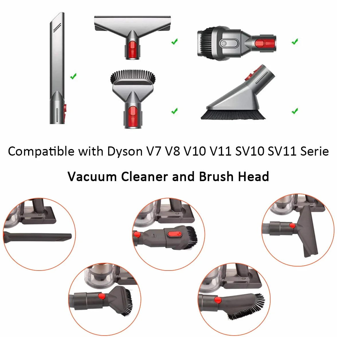 Dyson Rozszerzalny elastyczny wąż do V7 V8 V10 SV10 SV11
