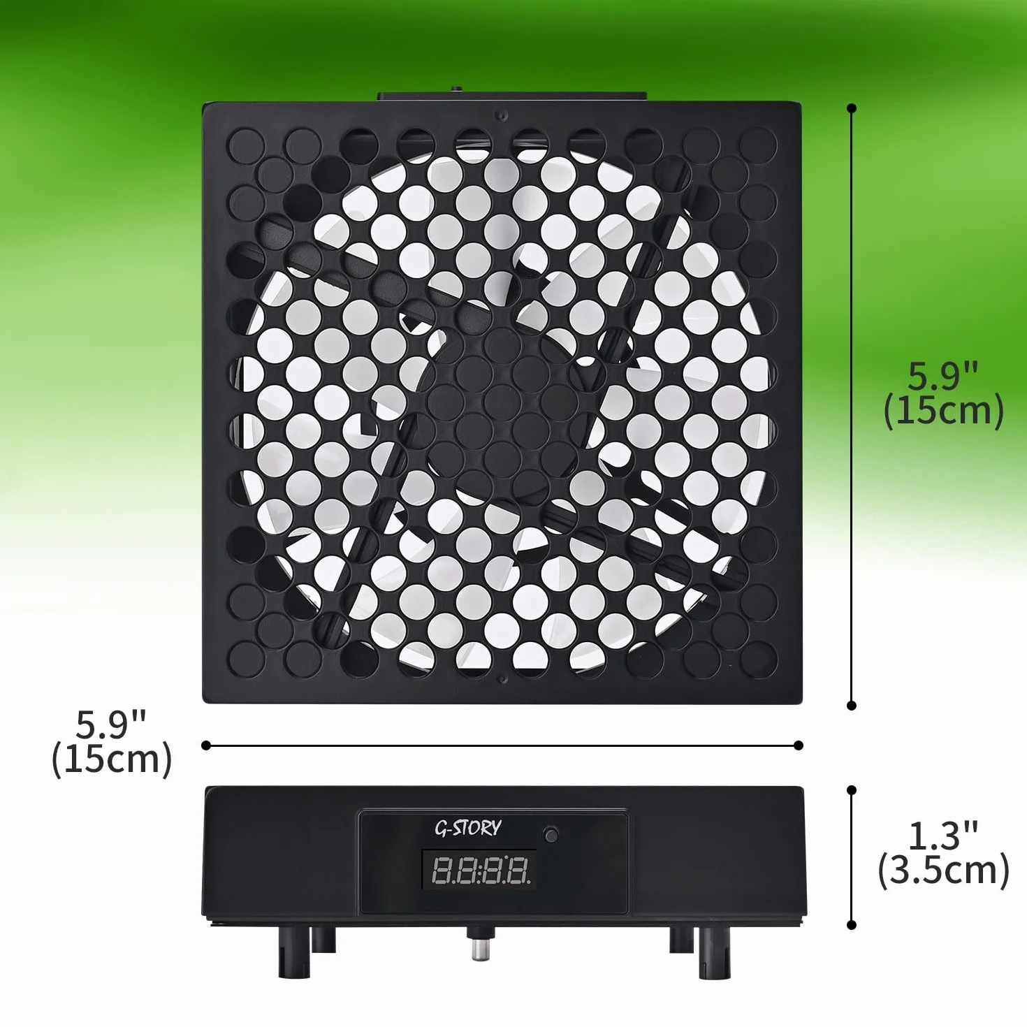 G-STORY Wentylator do Xbox Series X 140 mm RGB LED 3 prędkości 1500/1750/2000 obr./min