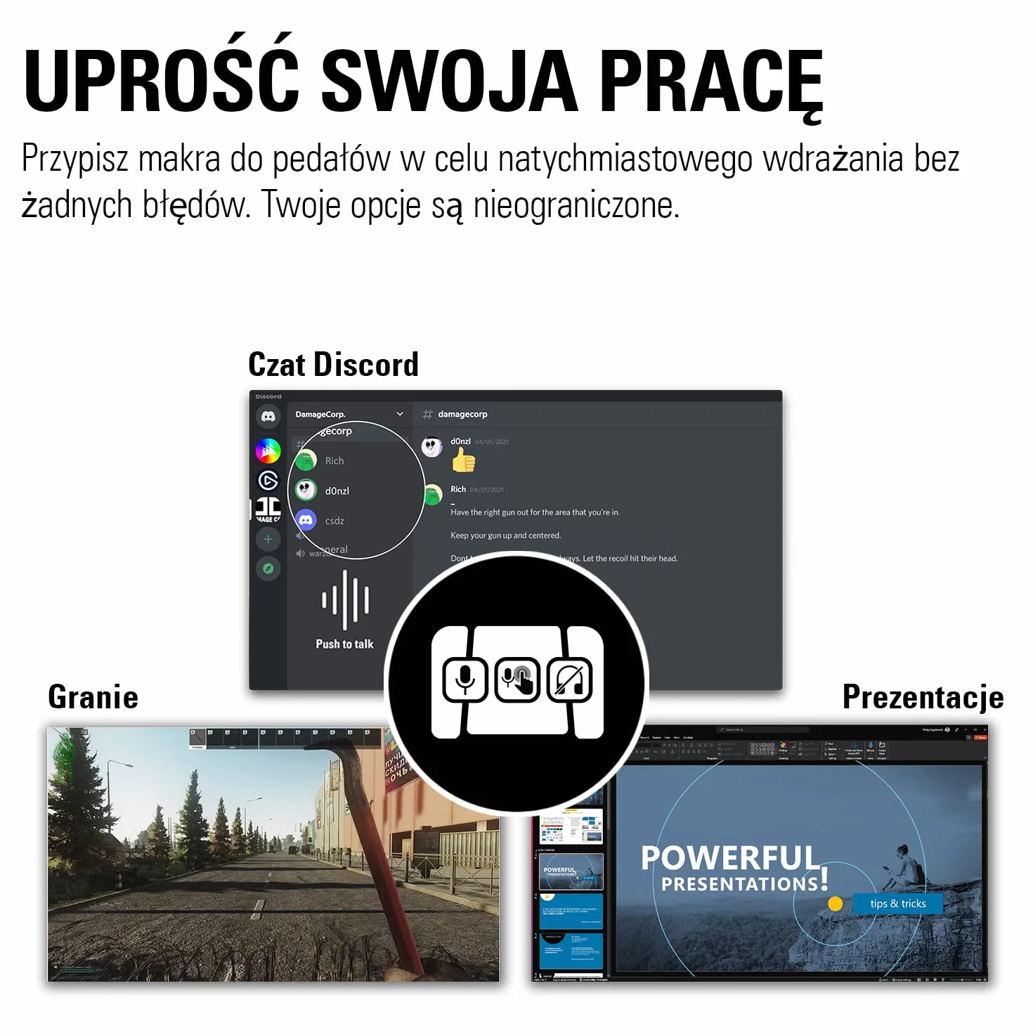 Elgato Stream Deck Pedal – kontroler nożny makro do studia, 3 przełączniki, OBS, Twitch, YouTube, Mac, PC