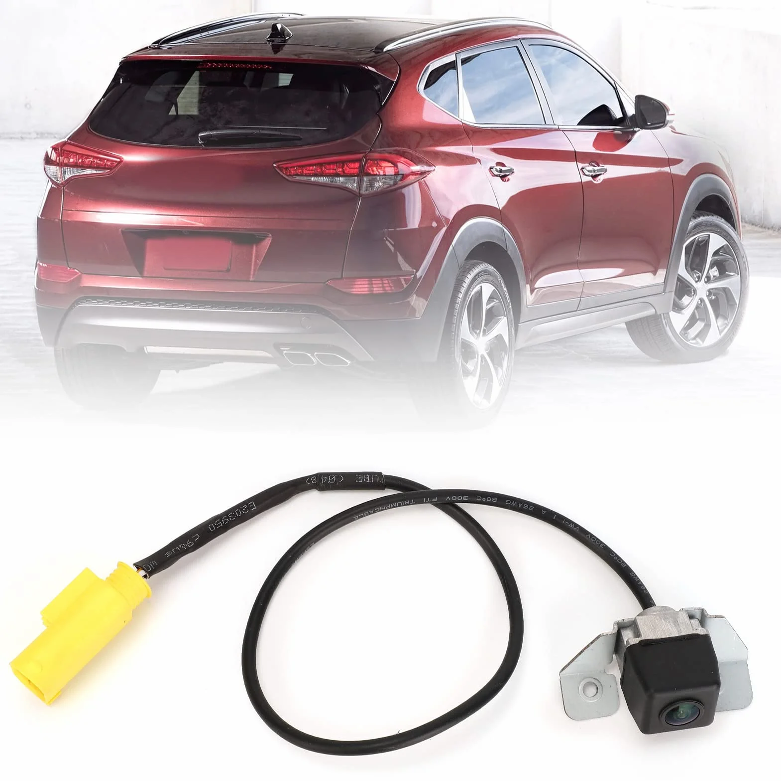 Kamera Cofania, Uniwersalna Wodoodporna Kamera Tylna Ip68 z Soczewką Przeciwmgielną 95790 Zamiennik Kamery Cofania dla Ix35 2009 do 2015, dla Sorento 2009 do 2012