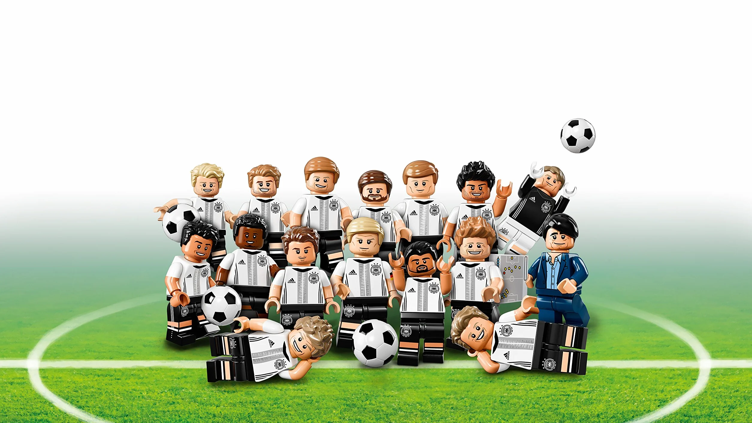 Lego mini figurki 71014 - DFB - zespół Niemiec