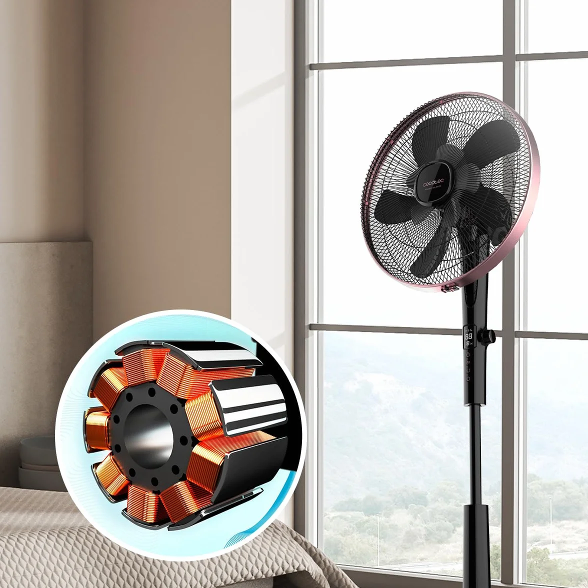 Cecotec Wentylator stojący EnergySilence 1040 SmartExtreme 16" 28 W DC 24 prędkości 3 tryby oscylacja regulacja wysokości
