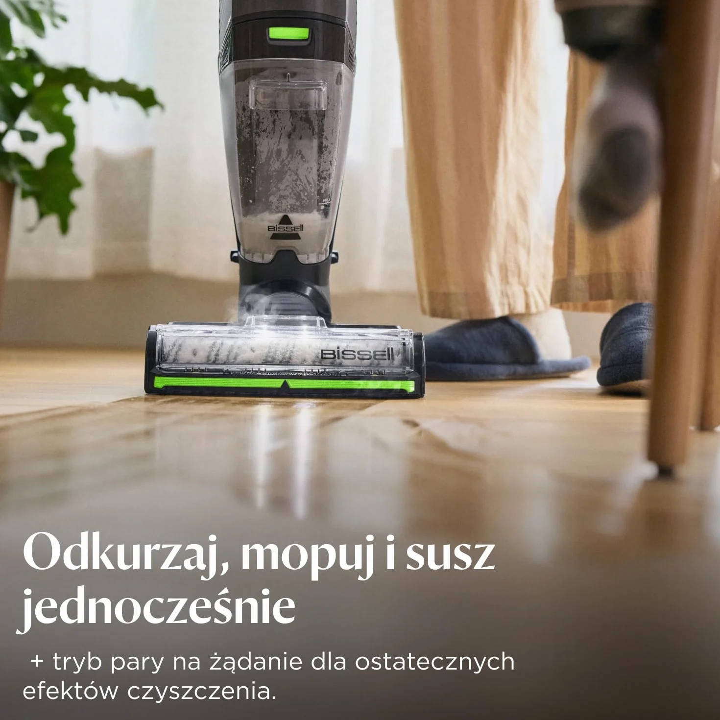 BISSELL CrossWave HydroSteam PET 3517N Odkurzacz Piorący na Mokro Sucho z Parą
