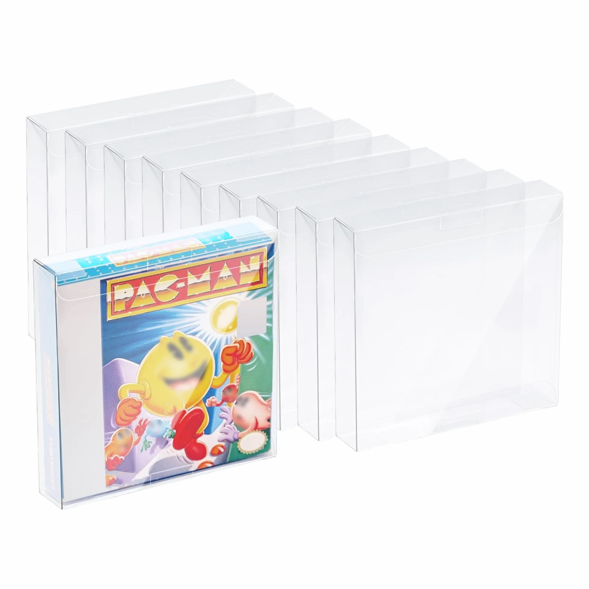 Mcbazel LOT 10 Clear Protective Covers for GameBoy/GameBoy Color/GameBoy Advance Game Cartridges (Set of 10)