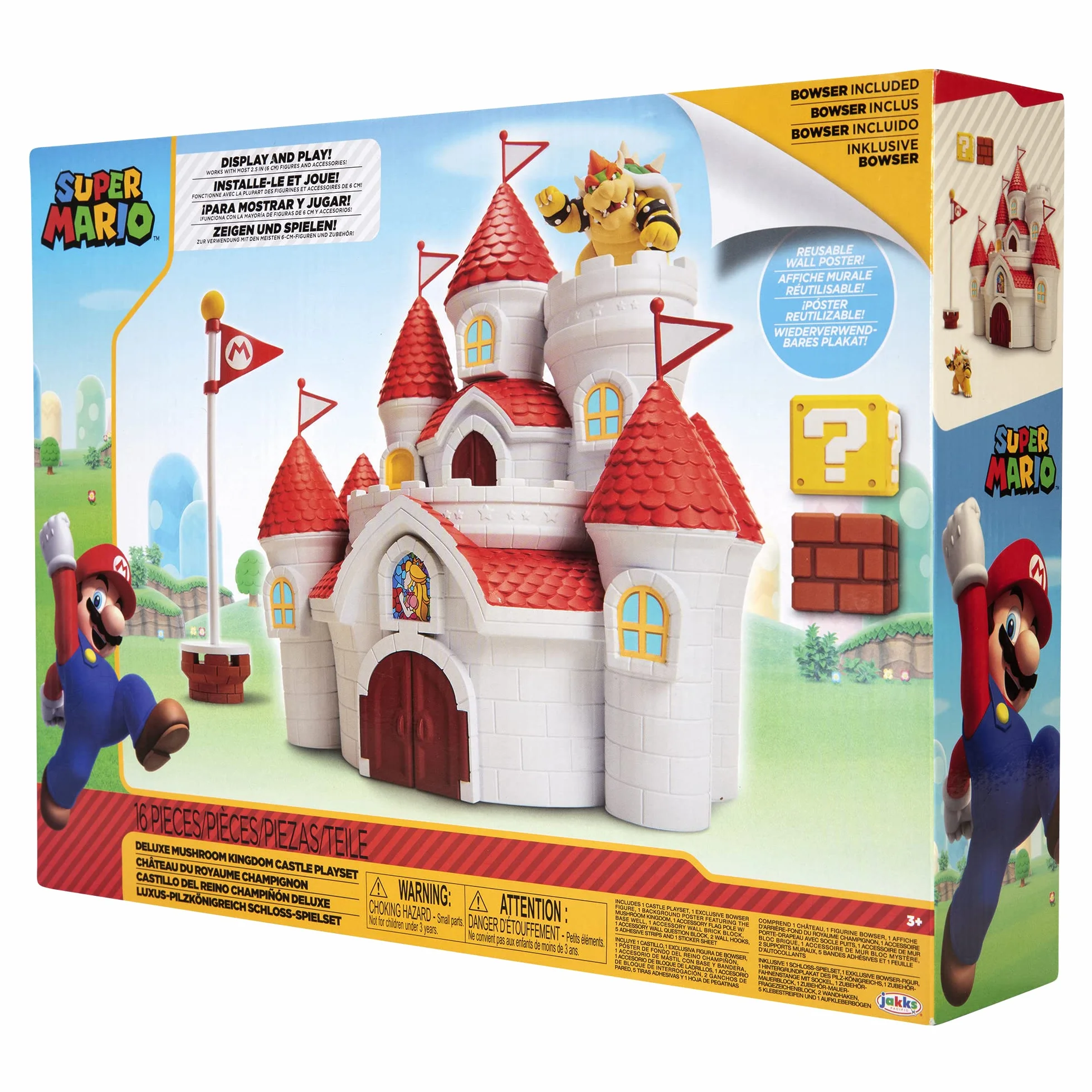 Nintendo Jakks Mashroom Kingdom Castle 58541 Zestaw do Zabawy