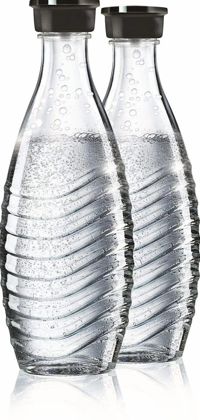 Sodastream Karafka Szklana 2 x 0,615 L Przezroczysty