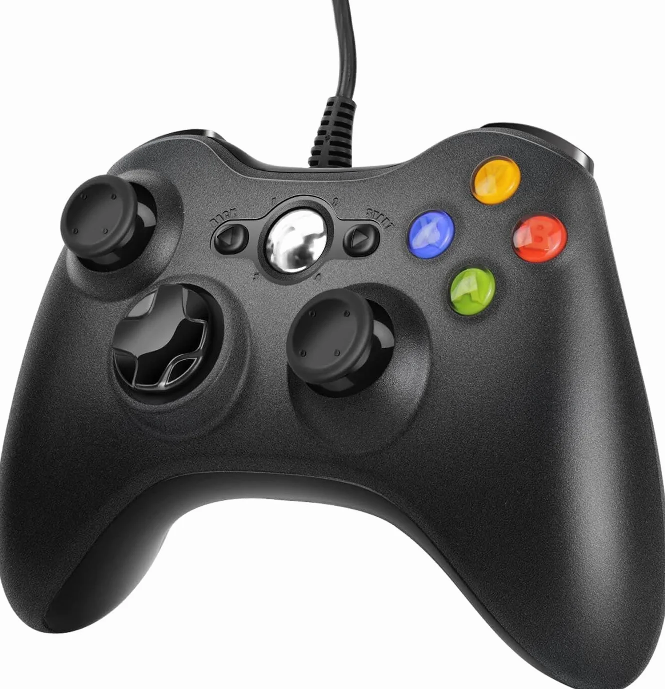 Kontroler do Xbox 360 PC, kontroler USB do gier dla Xbox 360, ulepszona konstrukcja, ergonomiczny kabel gamepad do Windows XP/Vista/7/8/8.1/10