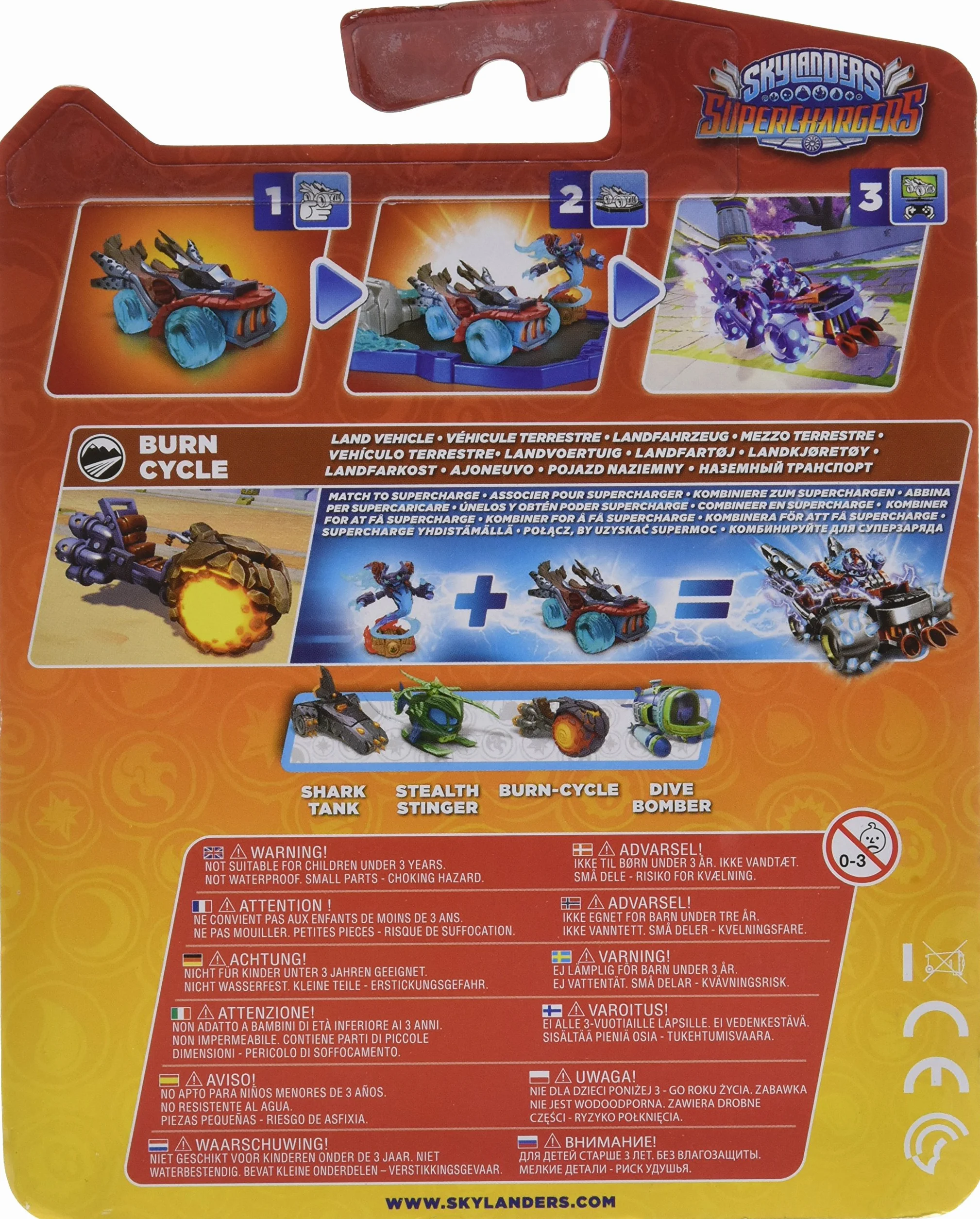 Skylanders Superchargers Burn Cycle Pojazd