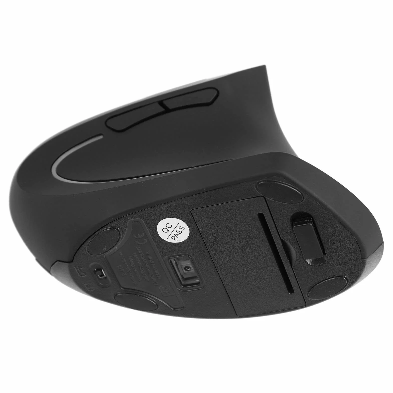 Mysz Ergonomiczna, Bezprzewodowa Pionowa Mysz Ergo 2,4G z regulacją DPI, Cicha Mysz Nadgarstkowa, Zasilana Bateryjnie do Laptopa, Komputera Stacjonarnego, Komputera PC, Gracza