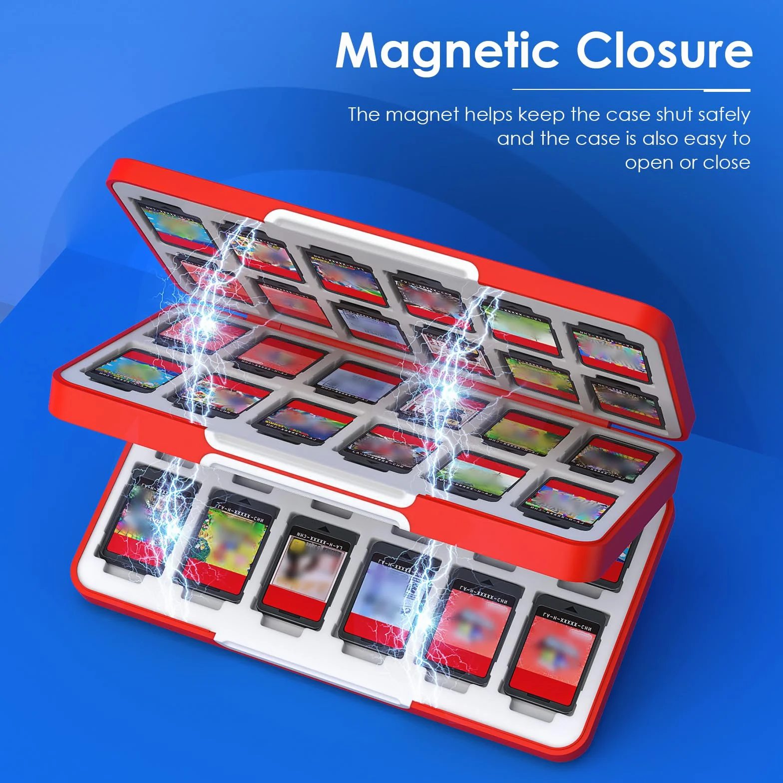 TiMOVO Game Card Case for Nintendo Switch 2/Switch OLED/lite, 48+24 Slots Storage Holder