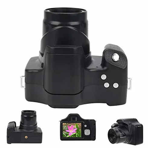 Lustrzanka HD Z 18-Krotnym Zoomem, Przenośny Aparat Cyfrowy 24MP o Długiej Ogniskowej, 3.0-Calowy Ekran LCD, ładowanie Portu USB. Nadaje Się Na Rodzinne Spotkania w Plenerze(2)