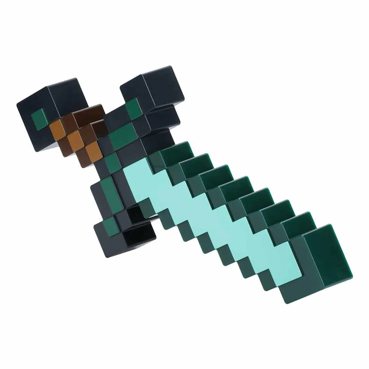 Paladone Minecraft Diamentowy miecz świetlny – 3 dynamiczne tryby świecenia – oficjalnie licencjonowany Minecraft dekoracja pokoju i przedmiot kolekcjonerski