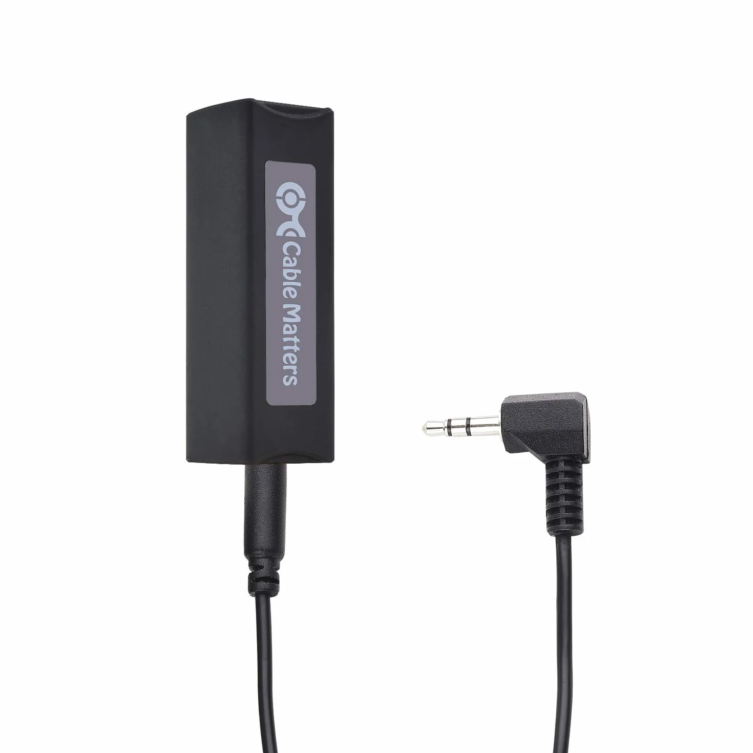 Cable Matters Izolator szumów pętli uziemienia 3,5 mm dla car audio w kolorze czarnym