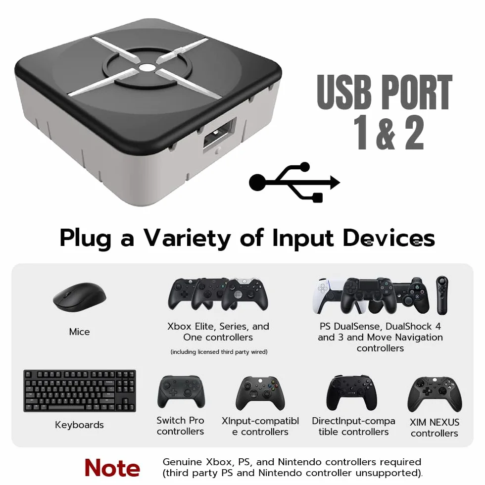 XIM Matrix Multi-Input Adapter Converter for Xbox Series X/S, PS5, Xbox One, PS4, PC