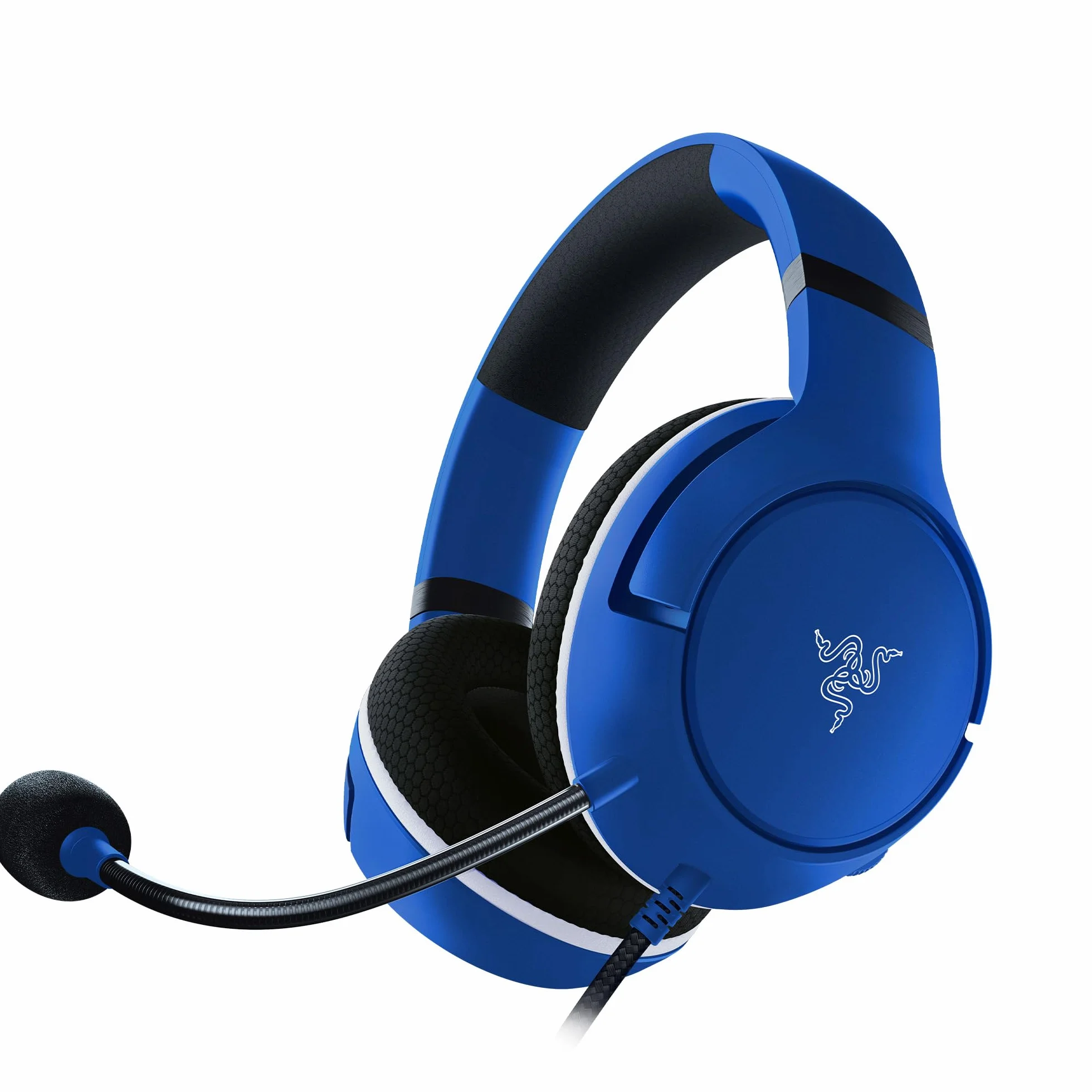 Razer Kaira X Xbox - przewodowy zestaw słuchawkowy dla Xbox Series X|S (50 mm przetworniki TriForce, mikrofon kardioidalny HyperClear, PC, Mac, Nintendo Switch i urządzeń mobilnych) niebieski