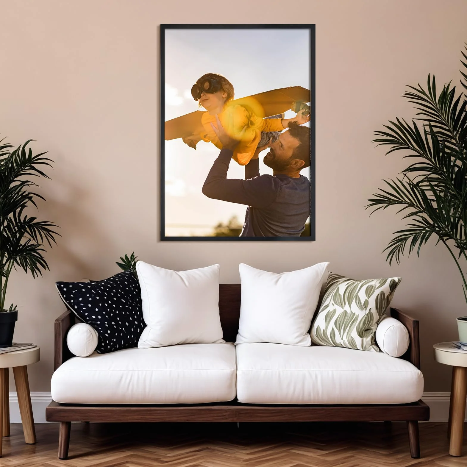EYMPEU Czarna aluminiowa ramka A1 (59,4 x 84,1 cm) – na ścianę