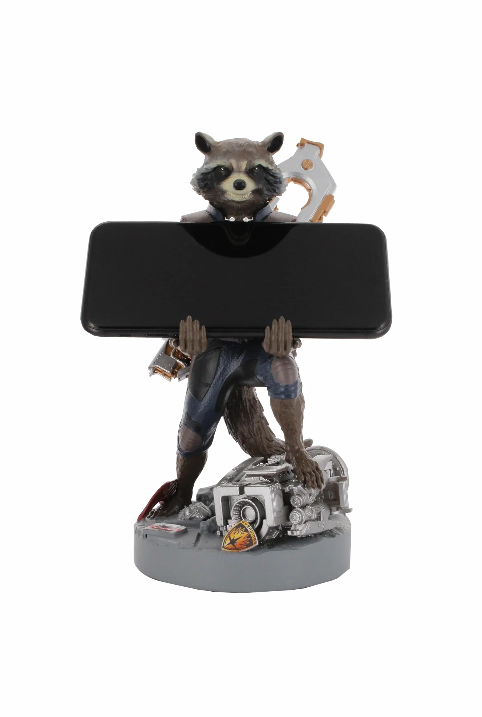 Cable Guys - Guardians of the Galaxy Rocket Gaming Accessories Holder & Phone Holder for Most Controller (Xbox, Play Station, Nintendo Switch) & Phone