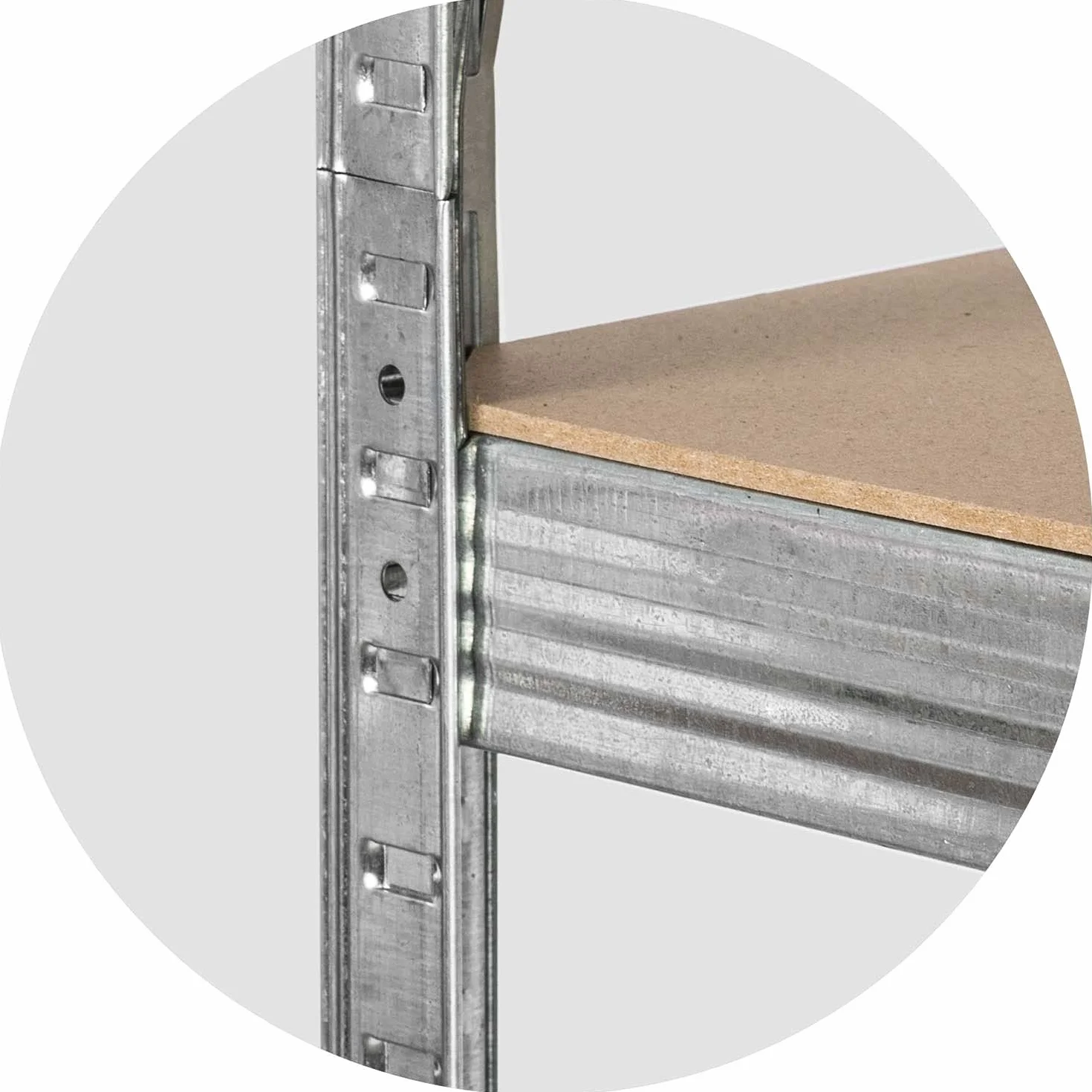Humberg Półka garażowa metalowa Obciążenie do 875 kg 5 półek 30 x 90 x 180 cm Srebrny