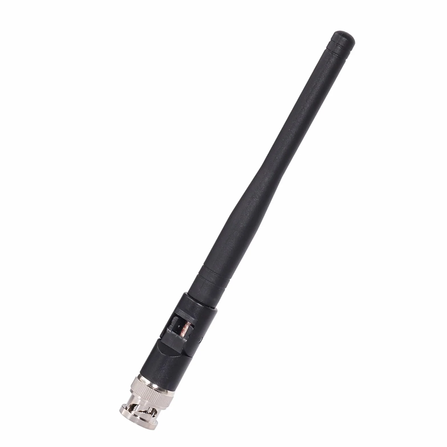Superbat Bezprzewodowa antena odbiornika mikrofonowego UHF 470 MHz-960 MHz 3dBi BNC męska antena 2 szt. do cyfrowego tunera mikrofonowego UHF Ham Radio, Lapel Lavalier, Goosneck itp.