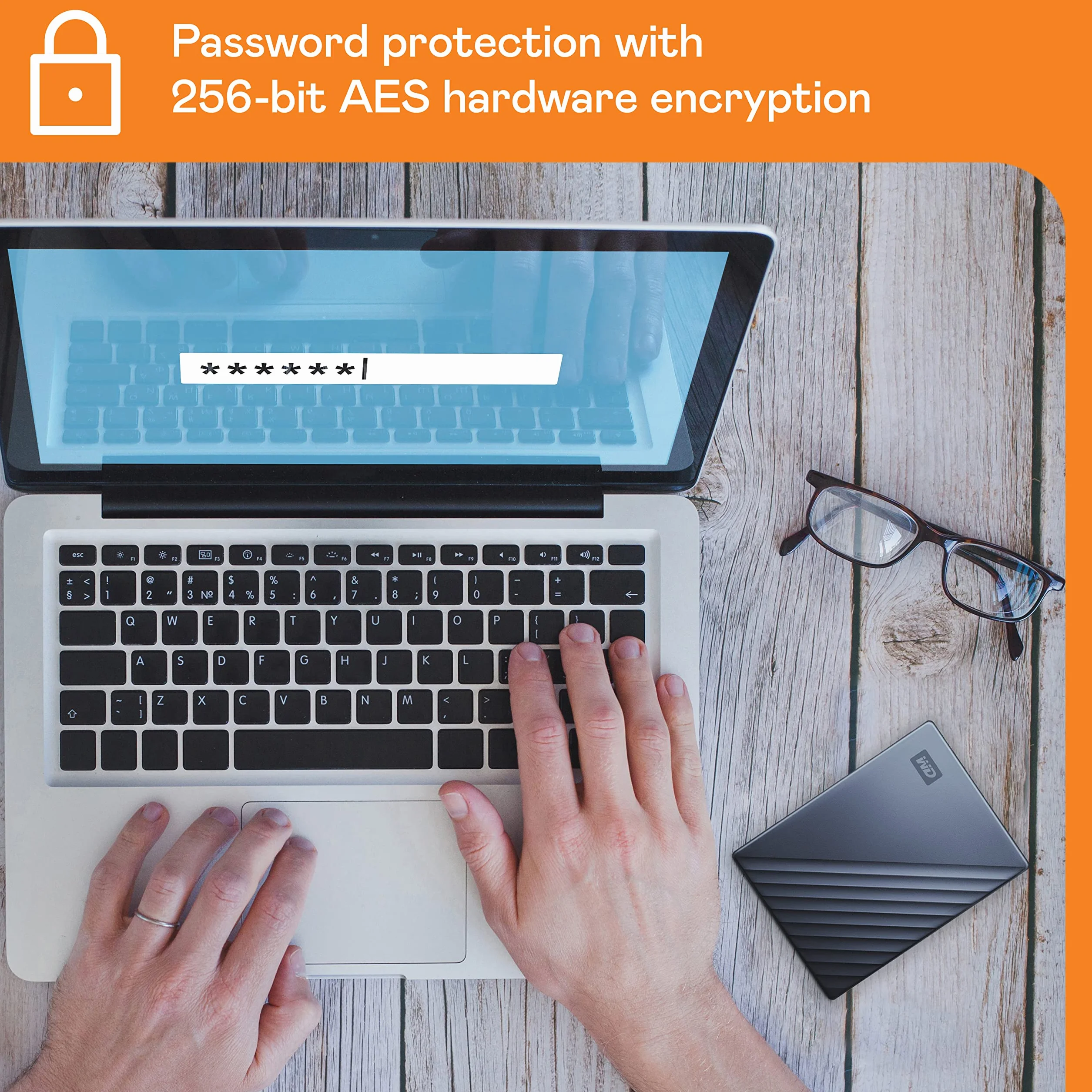 WD 5TB My Passport Ultra, przenośna pamięć zewnętrzna, zewnętrzny dysk twardy, oprogramowanie do ochrony przed oprogramowaniem ransomware, backupem i hasłem, działa z komputerem, Xbox S|X, PS5, PS4,