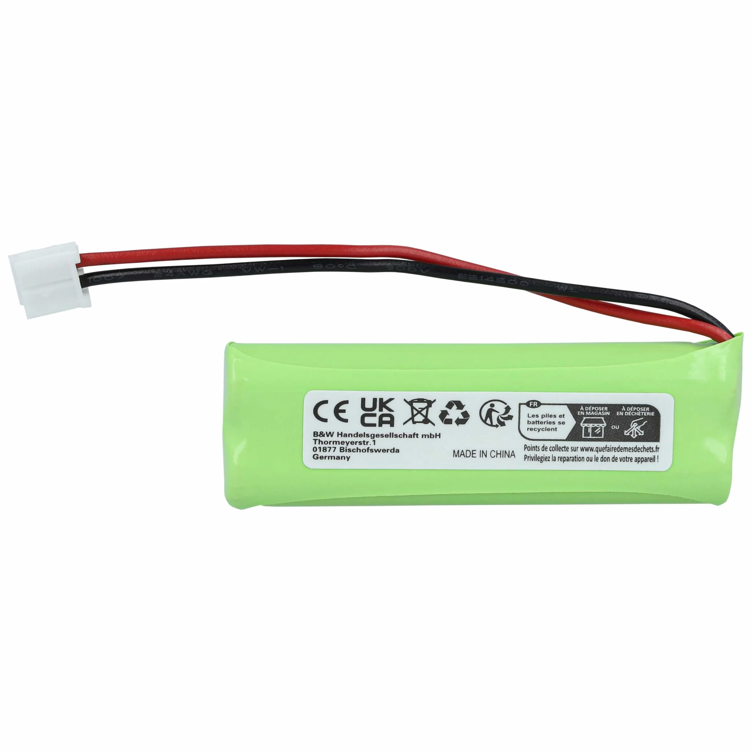 vhbw 3X NI-MH akumulator 500 mAh (2,4 V) do sieci stacjonarnej Medion MD82622, MD83001, MD83022, MD83091, MD83166, MD83274, MD83542 jak VT50AAAALH2BMJZ, GP10