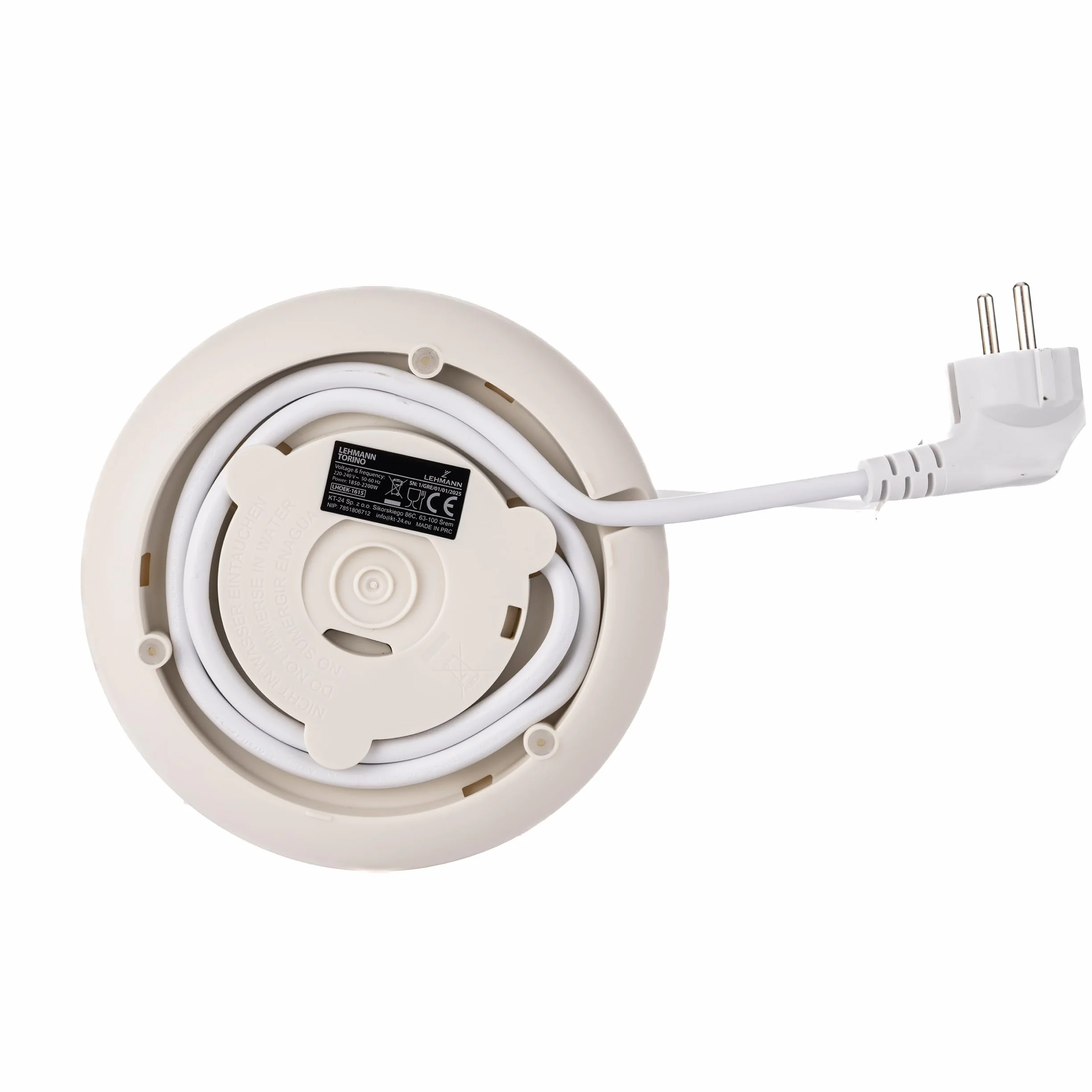 LEHMANN Torino Czajnik elektryczny z regulacją temperatury 40-100°C, 1,5 l, funkcja utrzymania ciepła, szybkie nagrzewanie, wyświetlacz LED, stal nierdzewna, automatyczne wyłączanie