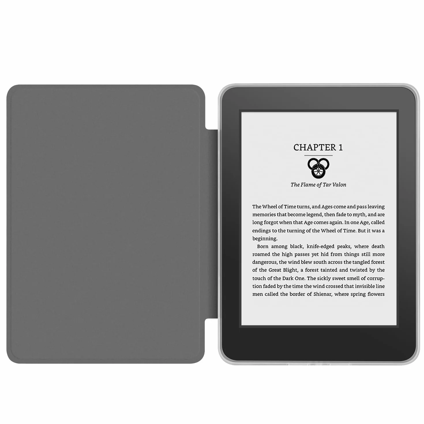 Etui obracane o 360 stopni do Kindle Paperwhite 15.2 cm (wersja 7. generacji-2015), odłączana magnetyczna konstrukcja, ochronna, regulowana osłona, przezroczysta tylna strona z automatycznym uśpienia