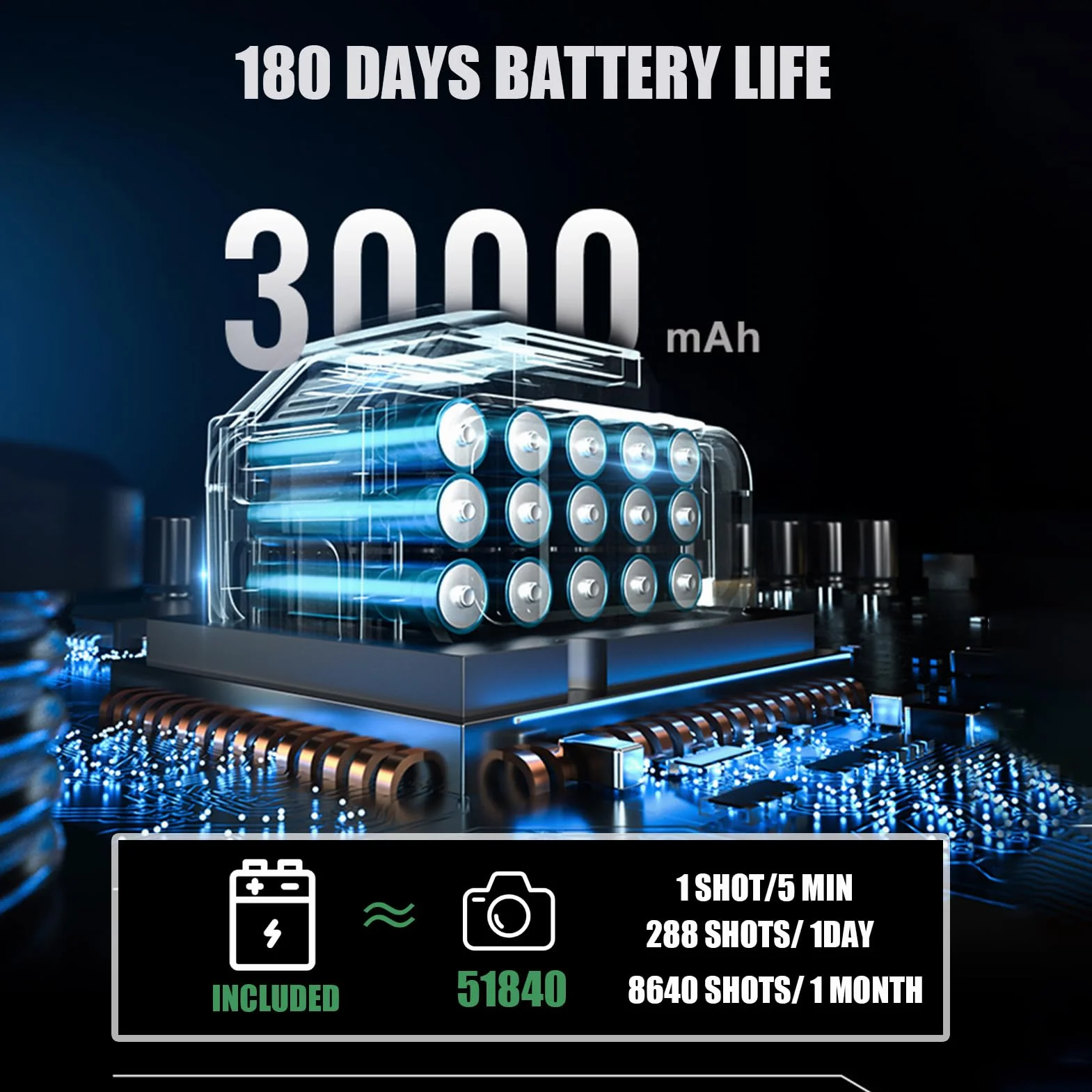 Kamera Poklatkowa 4K 32MP, OutdoorConstruction/Plant/Weather/Life, Outdoor Construction Pełnokolorowa Kamera Timelapse z 2,0-calowym Ekranem LCD Fotografowanie w Trybie