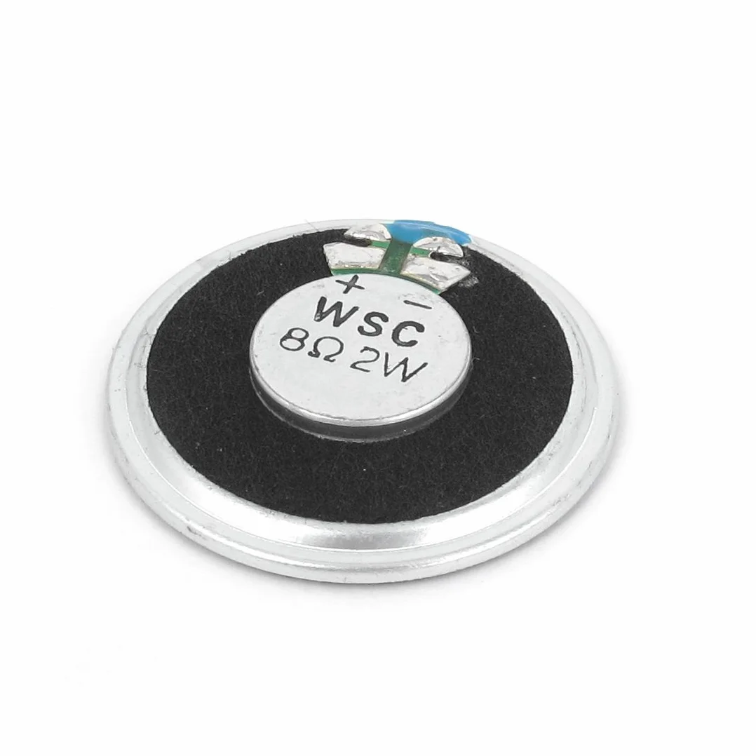 Sourcingmap® Zabawki elektroniczne 40 mm średnica okrągły wewnętrzny magnes głośnik 8 omów 2 W