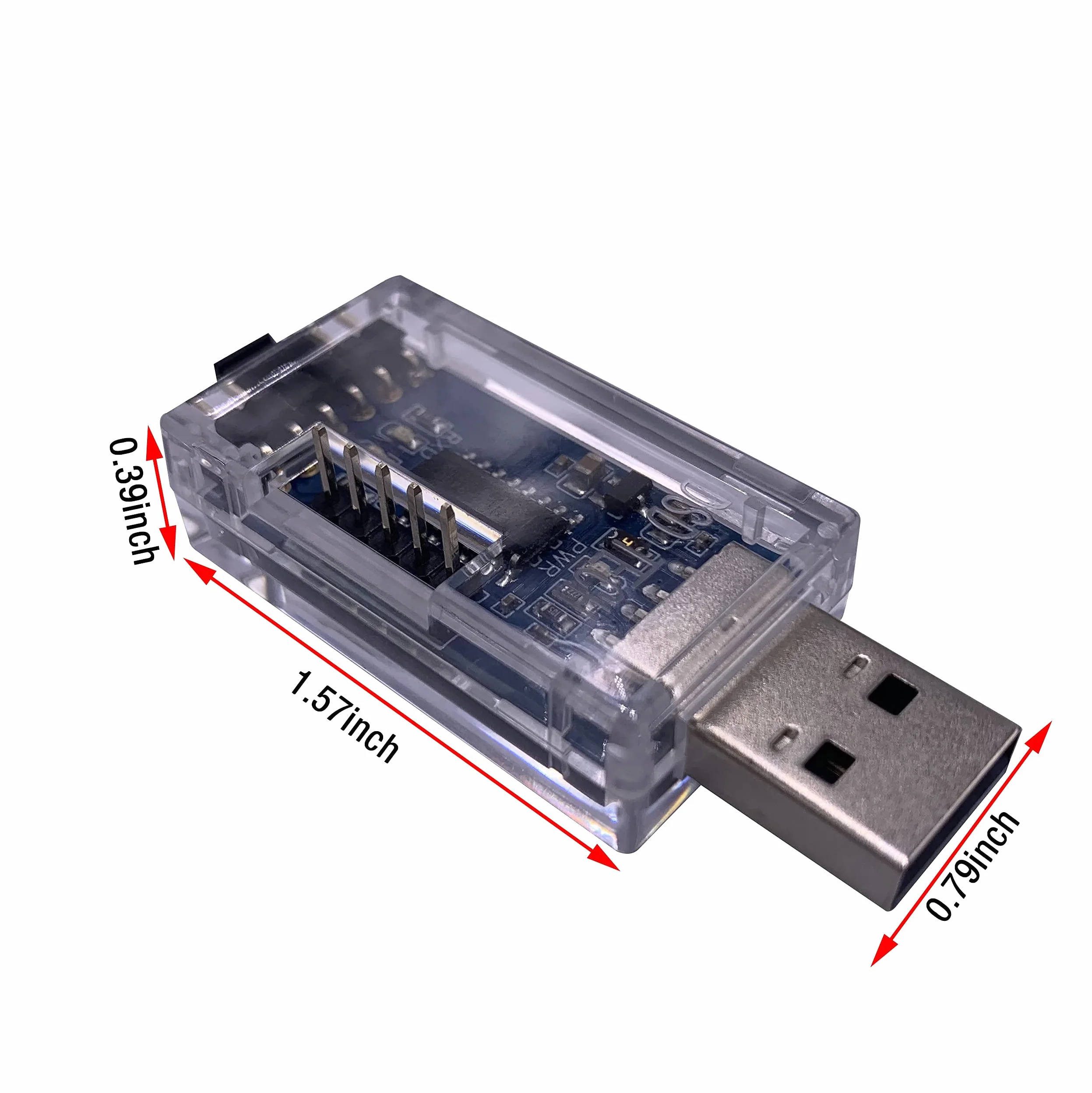 DSD TECH SH-U07B Adapter USB do TTL z chipem CH340C (2 szt.)