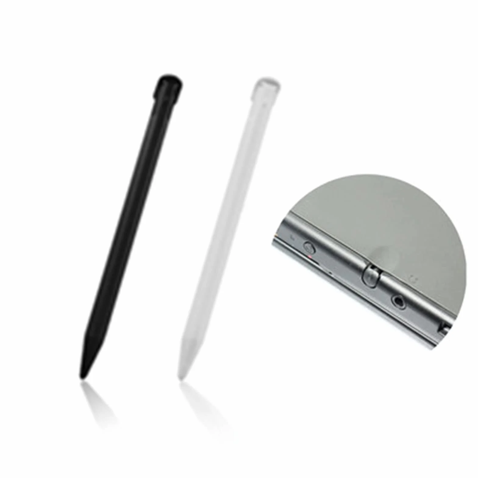 3 sztuki wymiennych rysików z tworzywa sztucznego, kompatybilne z Nintendo New 3DS XL, New 3DS LL (czarne)