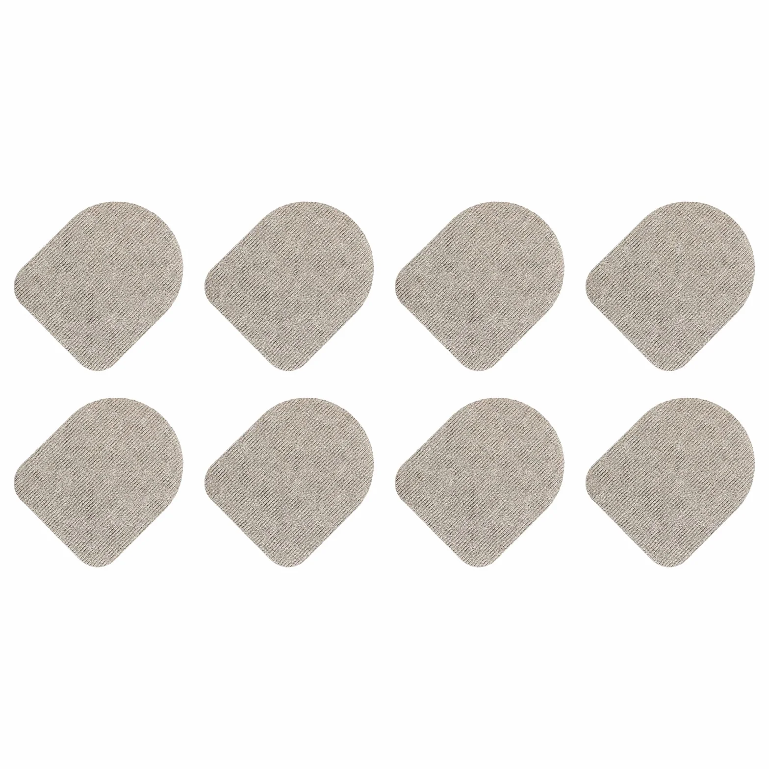 QUARKZMAN Rękawiczki naklejki na ekran dotykowy, 1" x 4/5", ultra wysoka czułość, elastyczne włókna węglowe, ultracienkie naklejki na rękawiczki, 8 sztuk (12 w 1)