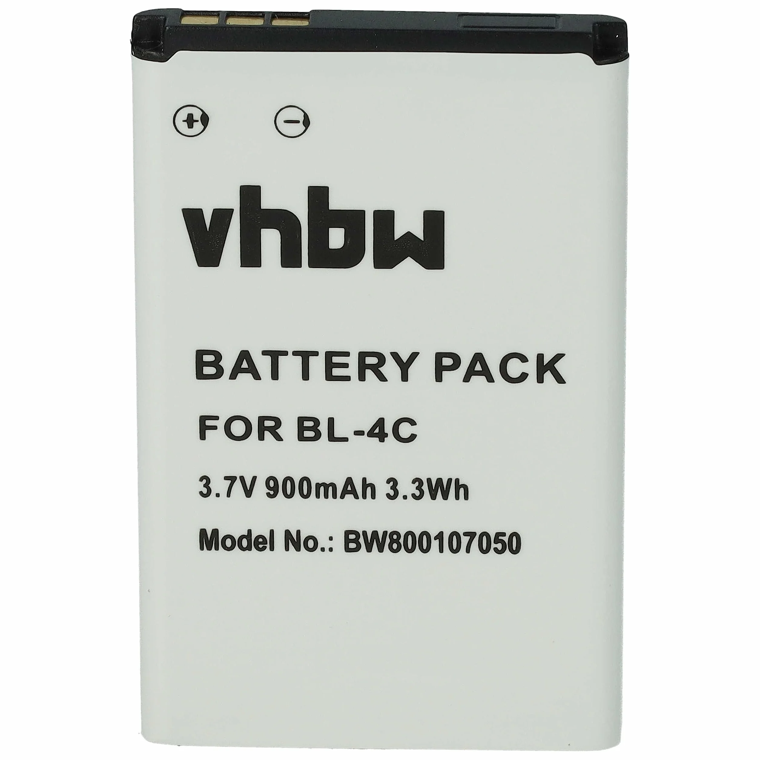 vhbw Bateria kompatybilna z MaxCom MM715, MM819, MM819BB, MM820, MM820BB, MM821, MM821BB, MM823 telefon komórkowy, smartfon (900 mAh, 3,7 V, Li-Ion)