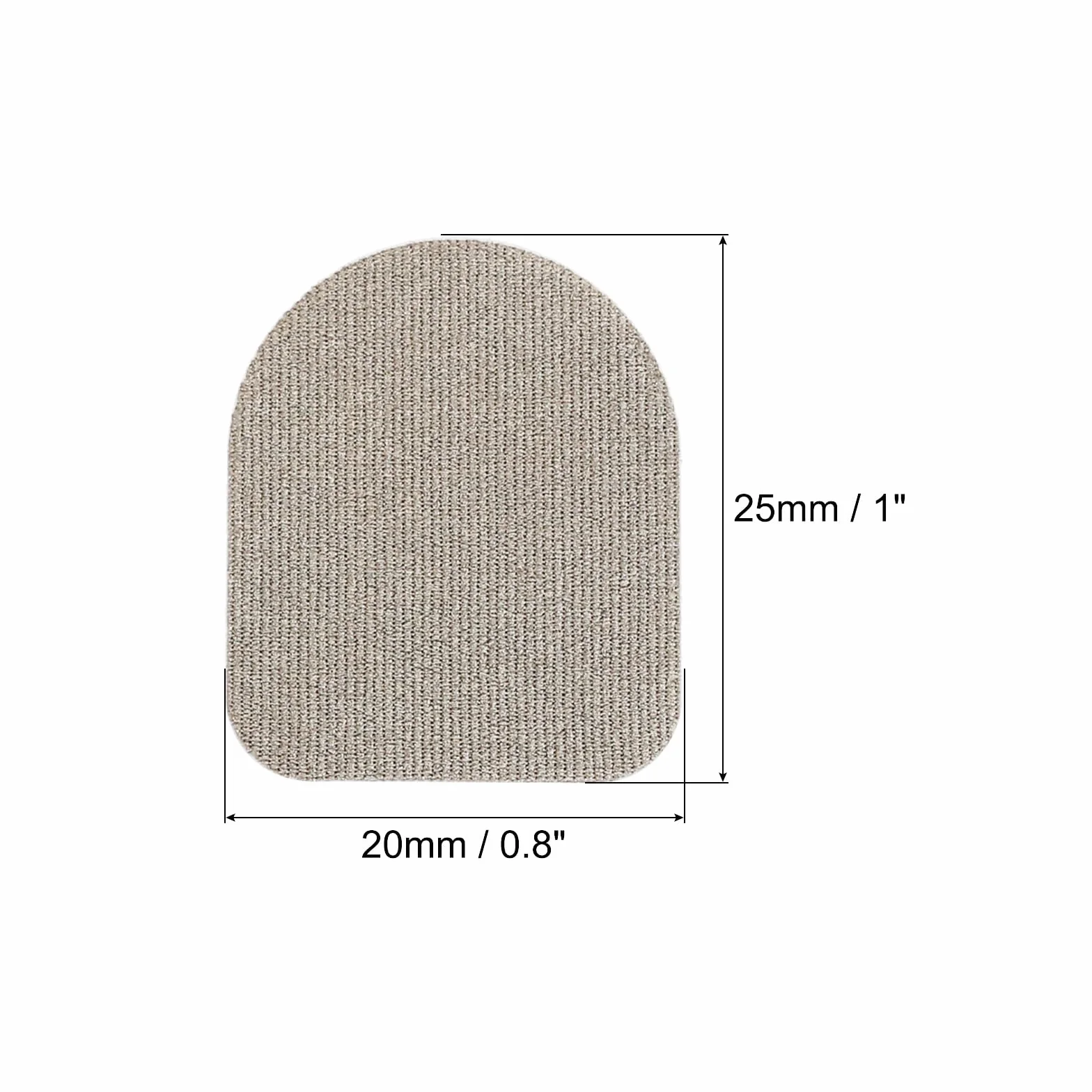 QUARKZMAN Rękawiczki naklejki na ekran dotykowy, 1" x 4/5", ultra wysoka czułość, elastyczne włókna węglowe, ultracienkie naklejki na rękawiczki, 8 sztuk (12 w 1)