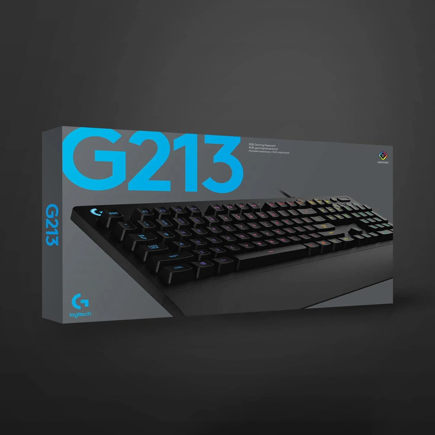 Logitech G G213 Prodigy Klawiatura Do Gier LIGHTSYNC RGB Odporna Na Zalanie QWERTY Czarny