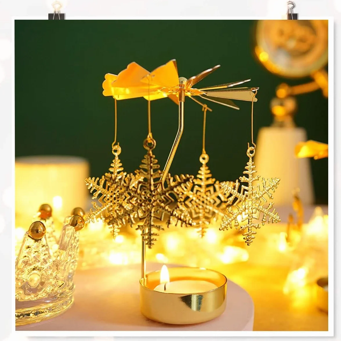 Świeczniki pływające świeczki typu tealight, 2 sztuki, obracające się na Halloween, Boże Narodzenie, urodziny, wesele, dekoracja, świece typu tealight (średnica) 4,6 cm