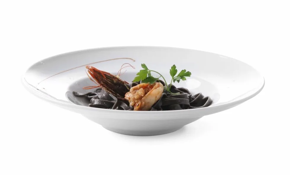 HENDI Talerz do makaronu porcelana 260 mm biały odporny na uderzenia mikrofalówka zmywarka