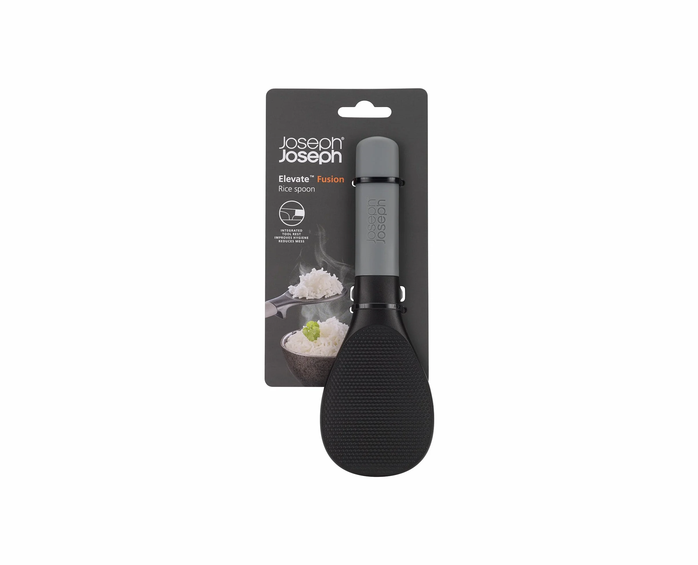 Joseph Joseph Elevate Fusion Łyżka do ryżu, Odporność na wysokie temperatury, wygodny uchwyt z podpórką