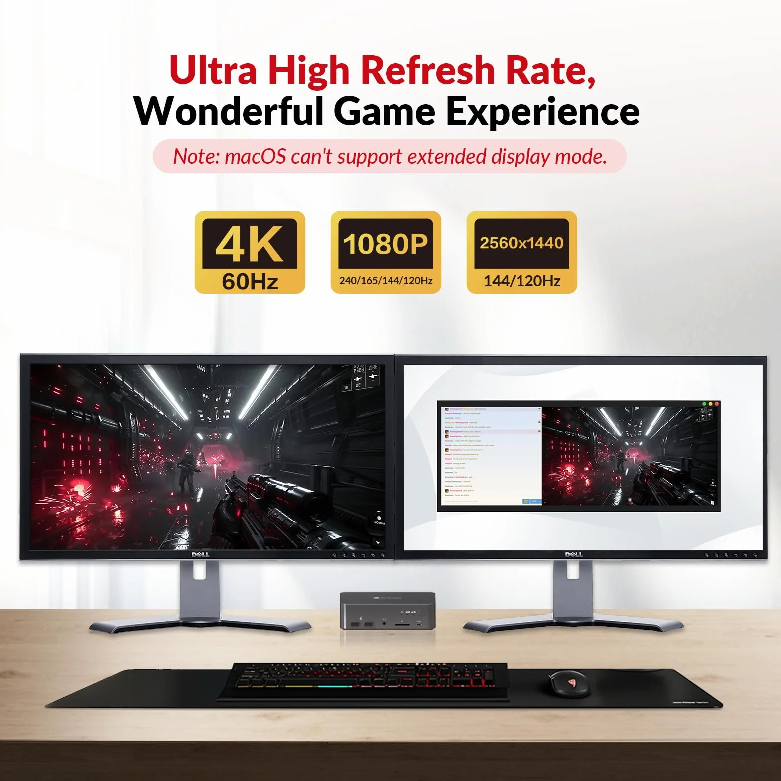 AV Access Stacja dokująca KVM Switch 2 monitory, 2 laptopy, podwójny monitor 4K KVM, 2 porty USB-C MST, 60 W PD do każdego komputera, 1G Ethernet, emulacja EDID, 2K przy 144Hz, 1080P przy 240Hz