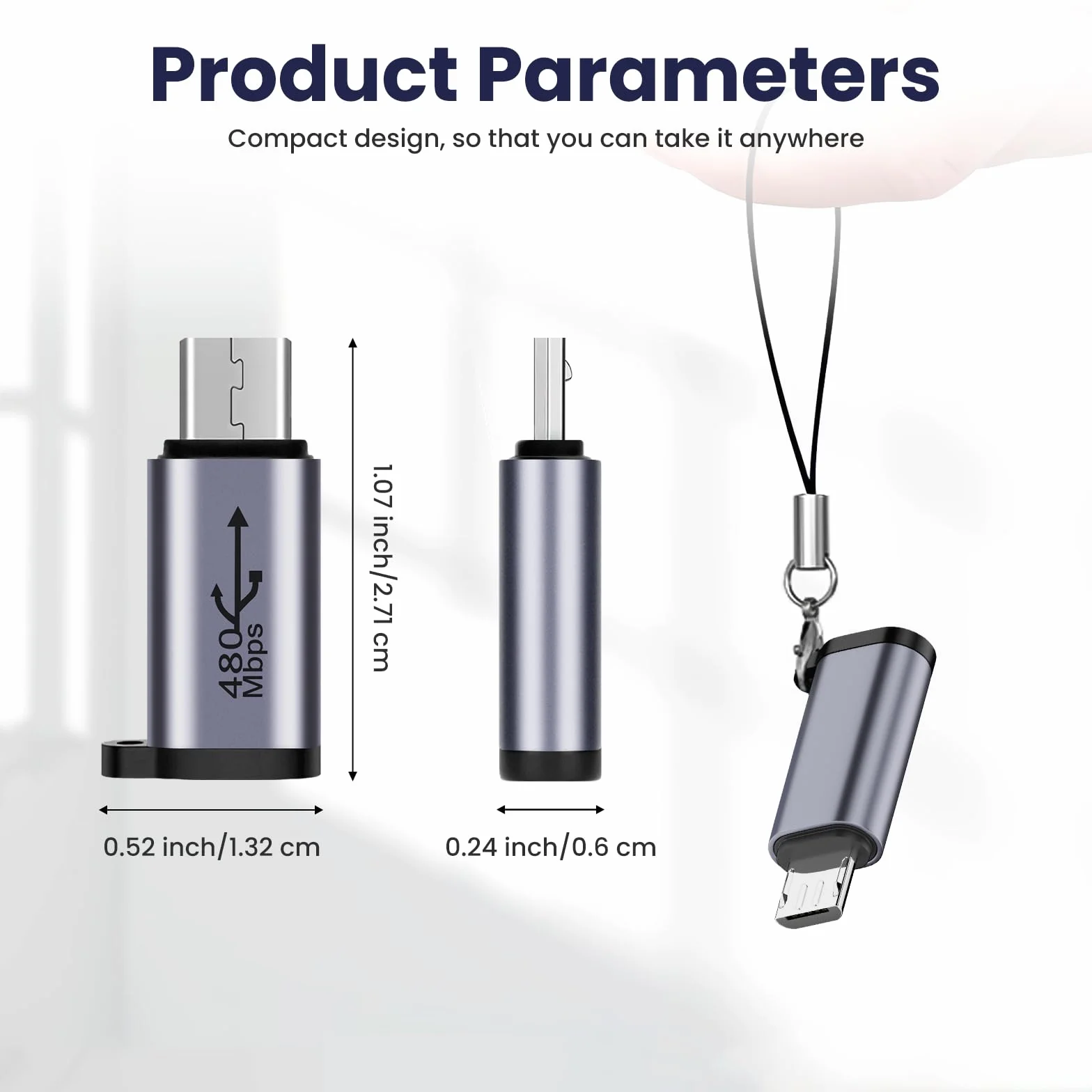 Adapter USB C na Micro USB (2 sztuki), gniazdo typu C na wtyk micro USB, obsługa synchronizacji danych, kompatybilny z urządzeniami Samsung Galaxy S8/S8 + i urządzeniami Micro USB