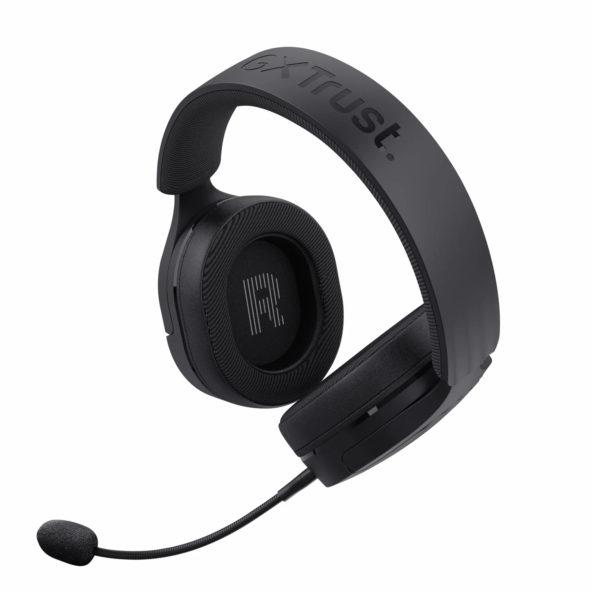 GXTrust 491 Fayzo zestaw słuchawkowy gamingowy Bluetooth 2,4 GHz dźwięk przestrzenny 7.1 czas pracy baterii 22 h bezprzewodowy headset RGB wokółuszny czarny