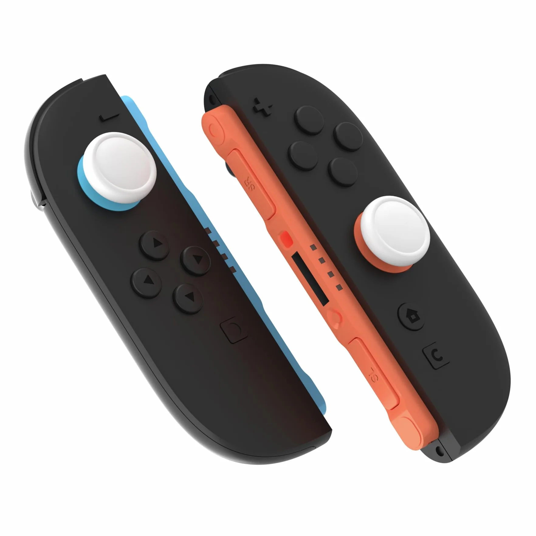PlayVital Nakładki na Drążki do Switch 2,Osłony Thumbstick Joycon do Switch 2,4 szt.Analogowe Nakładki Joysticka–Biały