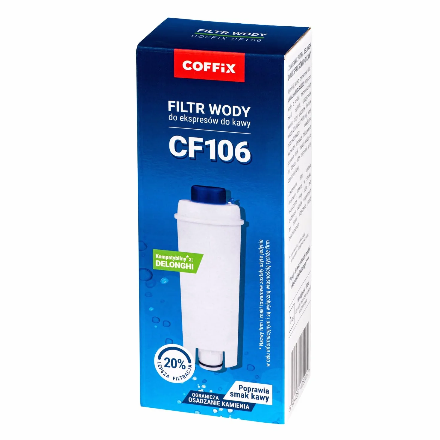 Filtr wody do ekspresów Philips Saeco Zamiennik AquaClean Wkład filtrujący