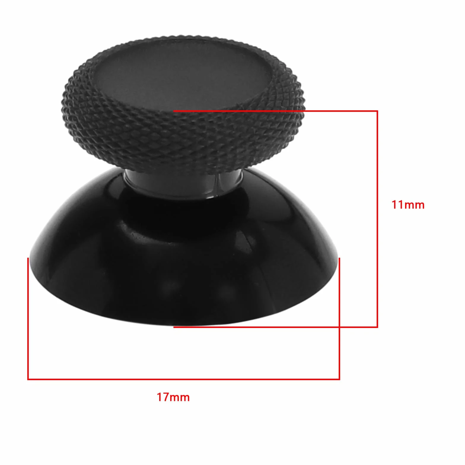 Zamiennik nasadki joysticka kompatybilny z Meta Oculus Quest 2 analogowy joystick grzyb nakładki na kciuk tworzywo ABS czarne
