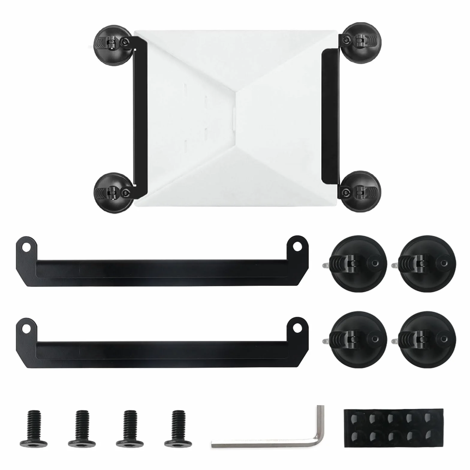 Starlink Mini uchwyt na przyssawkę do stabilnego odbioru satelitarnego, uchwyt na przyssawkę do przedniej szyby i dachu przesuwnego, przyssawka o wysokiej wytrzymałości do samochodów, kamperów, łodzi