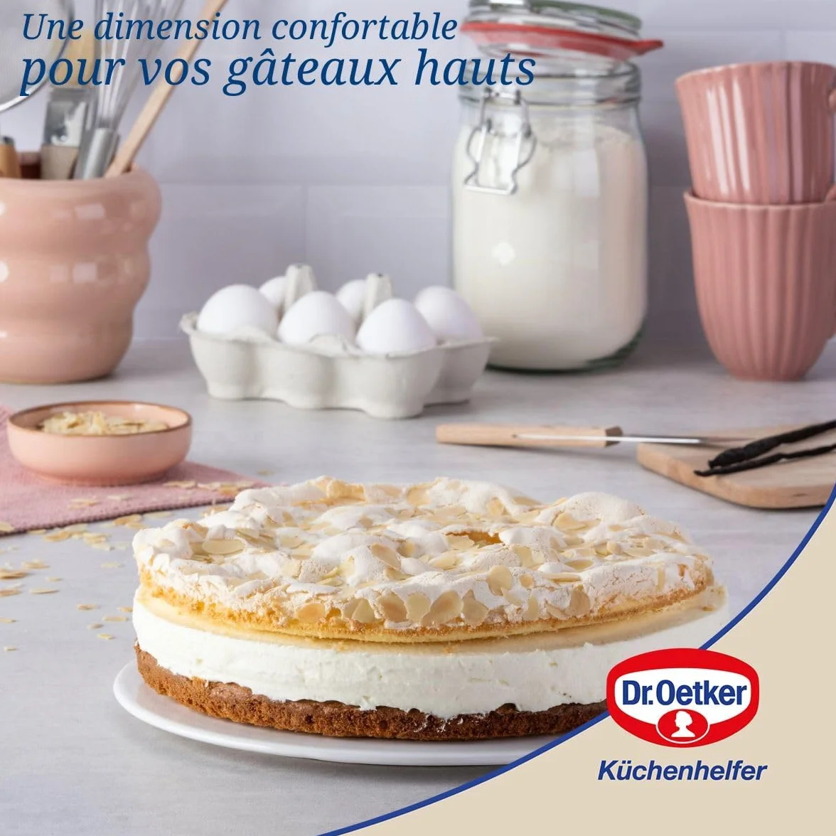 Dr. Oetker Back-Trend Okrągła Tortownica z obrzeżem 26 cm