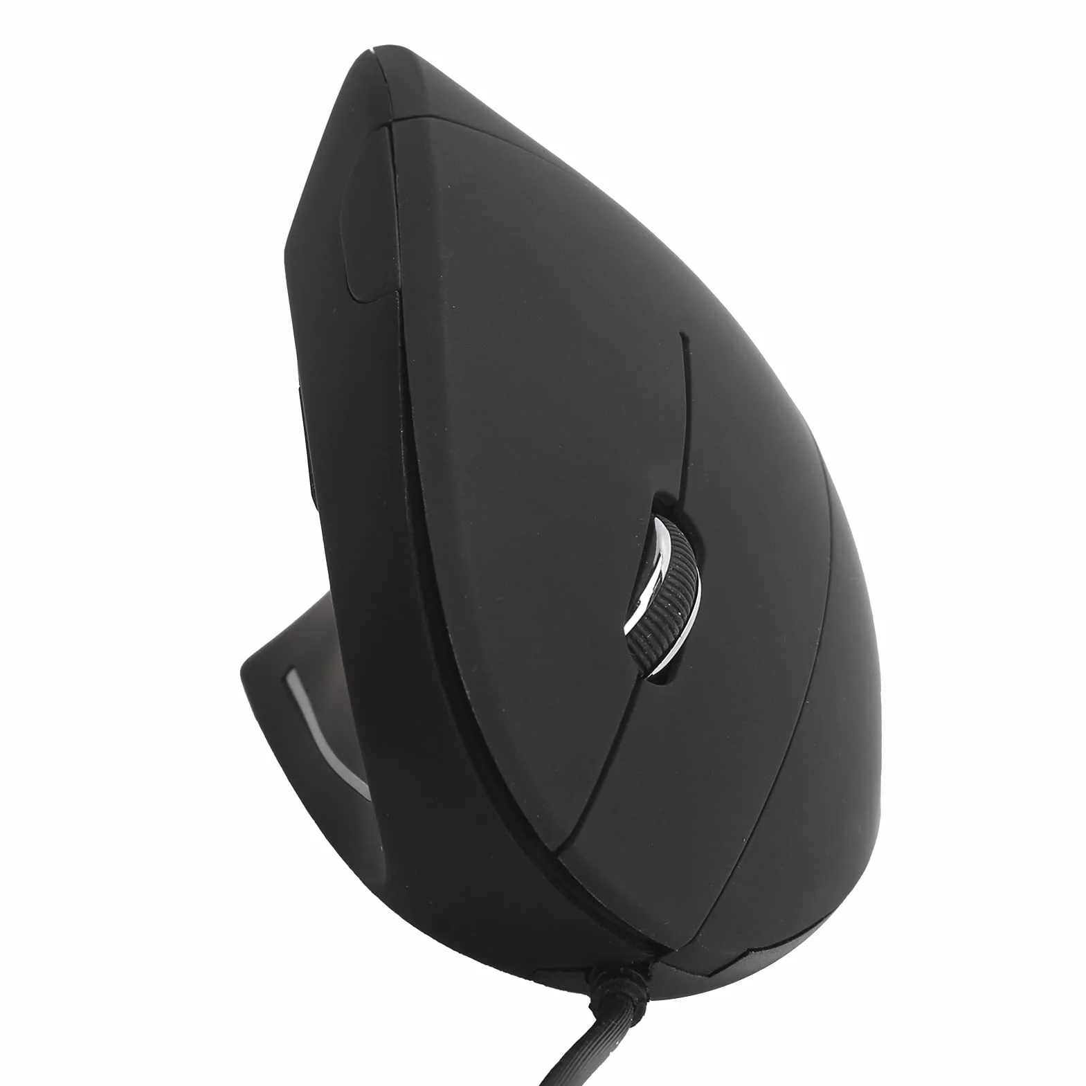 Mysz Leworęczna, Przewodowa Mysz Leworęczna Pionowa Ergonomiczna 800/1200 / 1600DPI Optyczna Czułość USB i Cichy Klik Myszy Komputerowe do Gier Biurowych dla 8/10(Przewodowy)