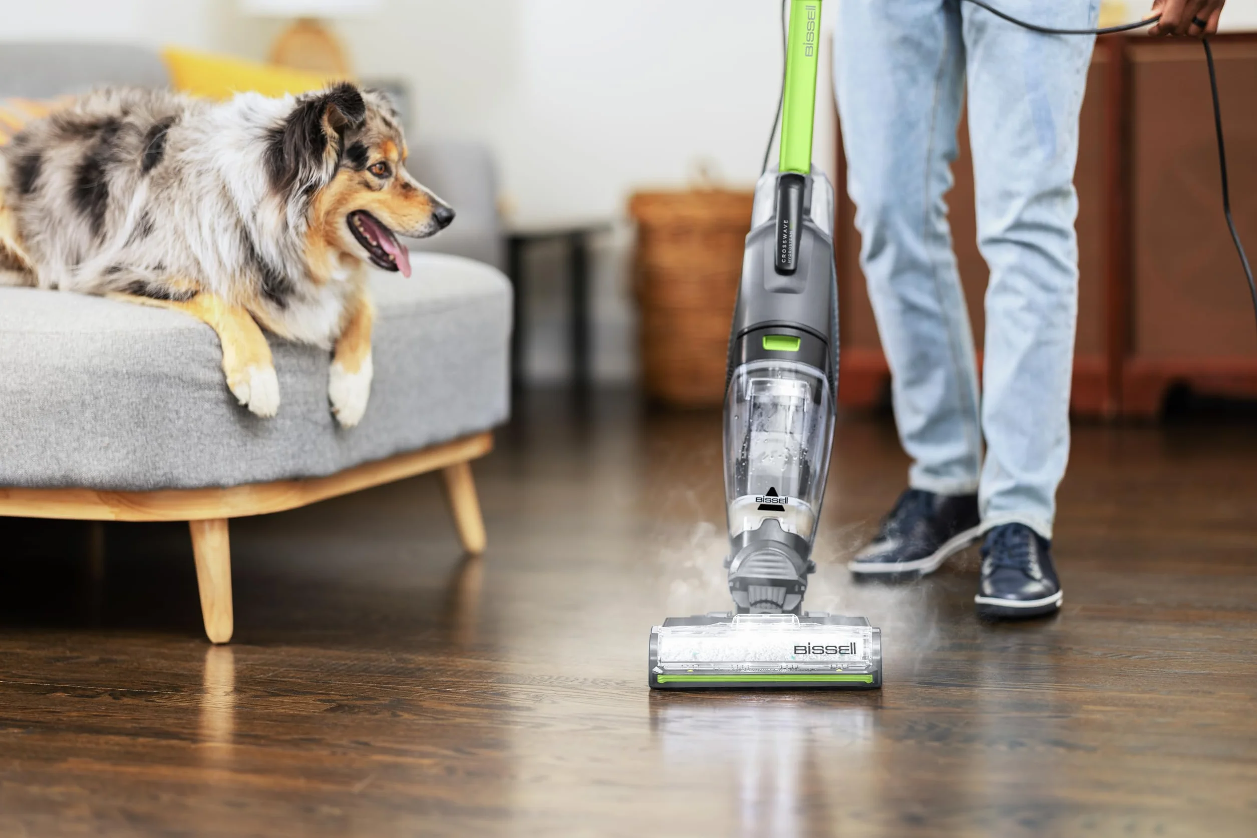 BISSELL CrossWave HydroSteam PET 3517N Odkurzacz Piorący na Mokro Sucho z Parą